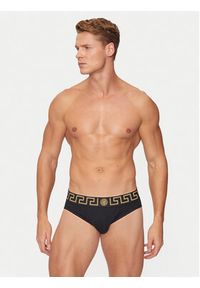 VERSACE - Versace Komplet slipów AU10180 1A10011 Czarny. Kolor: czarny. Materiał: bawełna #2