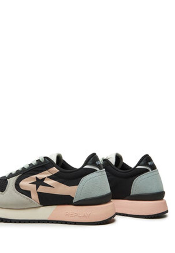 Replay - REPLAY Sneakersy GWS9O .000.C0004T Kolorowy. Materiał: materiał. Wzór: kolorowy