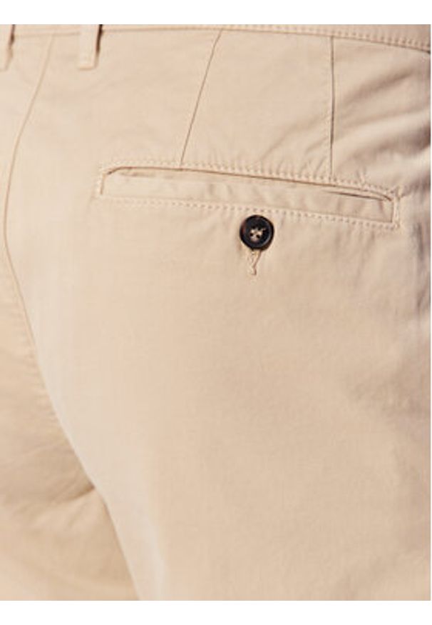 United Colors of Benetton - United Colors Of Benetton Spodnie materiałowe 4DKH55I18 Beżowy Slim Fit. Kolor: beżowy. Materiał: bawełna, sztruks