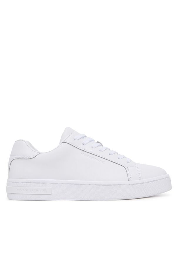 Sneakersy Armani Exchange. Kolor: biały