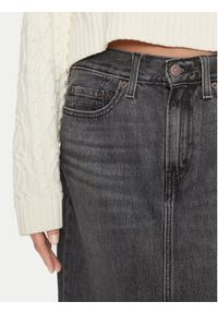 Levi's® Spódnica jeansowa A7512-0003 Czarny Regular Fit. Kolor: czarny. Materiał: bawełna #8
