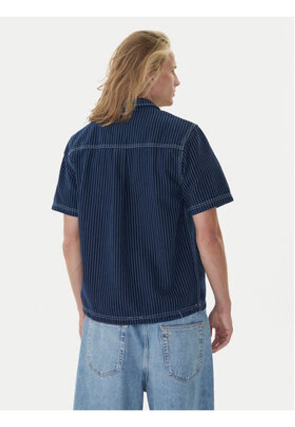 Adidas - adidas Polo Wabash JW0169 Granatowy Loose Fit. Typ kołnierza: polo. Kolor: niebieski. Materiał: bawełna