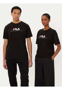 Fila T-Shirt FAU0147 Czarny Regular Fit. Kolor: czarny. Materiał: bawełna