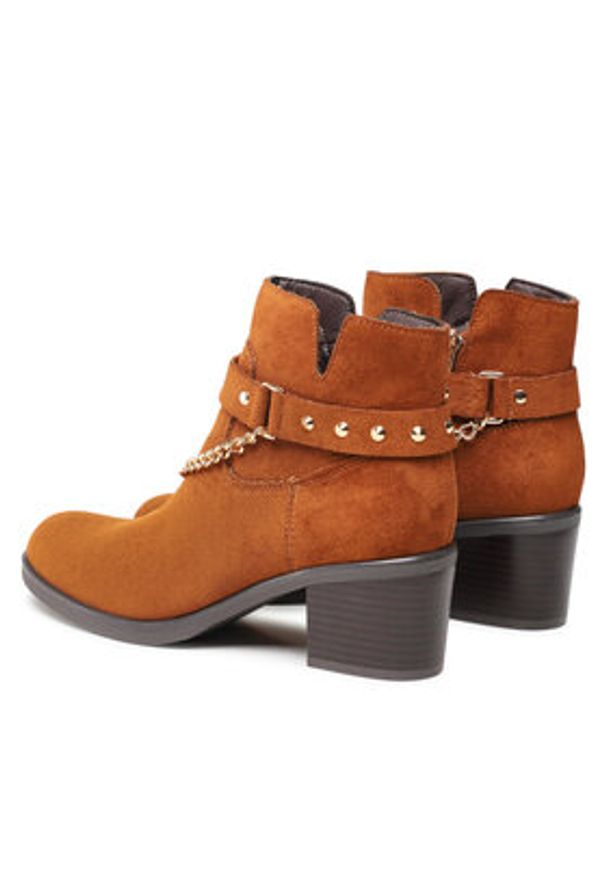 Jenny Fairy Botki LS5293-08 Brązowy. Kolor: brązowy. Materiał: materiał