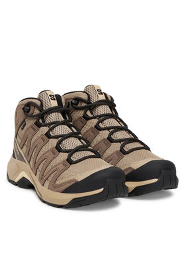 salomon - Salomon Trekkingi X-Adventure Recon Mid Gore-Tex L47815200 Brązowy. Kolor: brązowy. Materiał: materiał