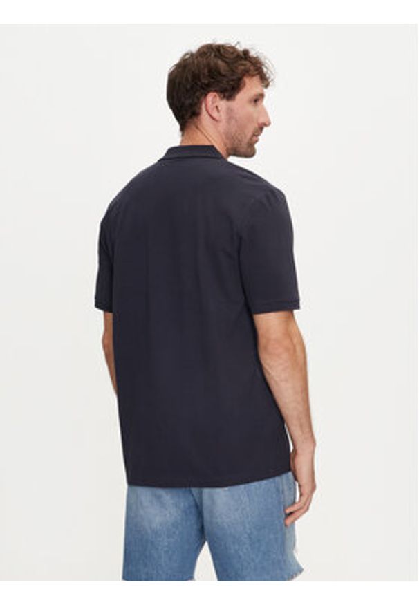 Jack & Jones - Jack&Jones Polo Jprblaalfie 12259678 Granatowy Regular Fit. Typ kołnierza: polo. Kolor: niebieski. Materiał: bawełna