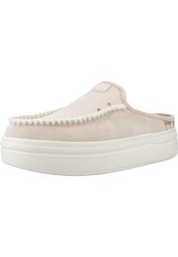 PRO BRANDS - Buty HEY DUDE AUSTIN LIFT WESTERN Nago. Kolor: beżowy. Materiał: tkanina #1