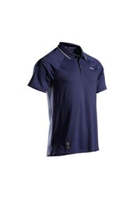 ARTENGO - Koszulka Polo Tenis Tpo 500 Dry Męska. Typ kołnierza: polo. Kolor: niebieski. Materiał: materiał, mesh. Sport: tenis #1
