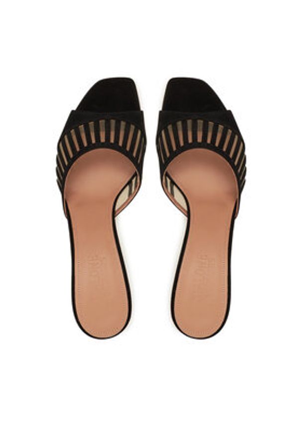 MALONE SOULIERS Klapki Bellatrix 70-2 Czarny. Kolor: czarny. Materiał: zamsz, skóra