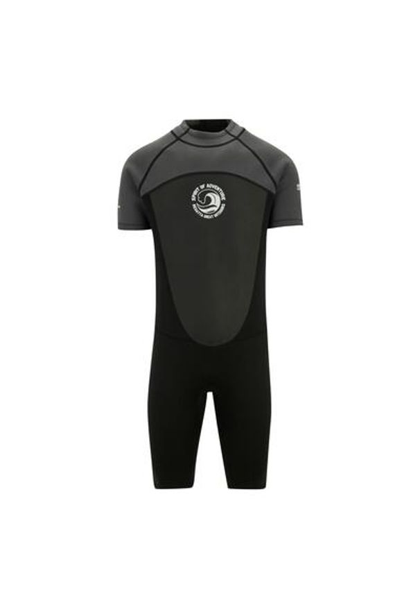 Regatta - Wetsuit męska pianka neoprenowa krótka 2mm. Kolor: czarny. Materiał: neopren, poliester. Długość: krótkie