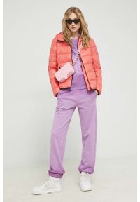 Chiara Ferragni bluza bawełniana damska kolor fioletowy gładka. Kolor: fioletowy. Materiał: bawełna. Wzór: gładki #3