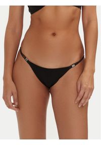 Calvin Klein Swimwear Dół od bikini KW0KW02738 Czarny. Kolor: czarny. Materiał: syntetyk #1