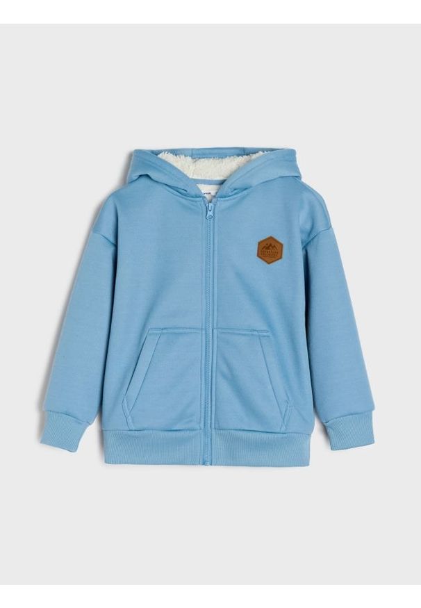 Sinsay - Cieplejsza bluza z kapturem Active - szary. Typ kołnierza: kaptur. Kolor: szary