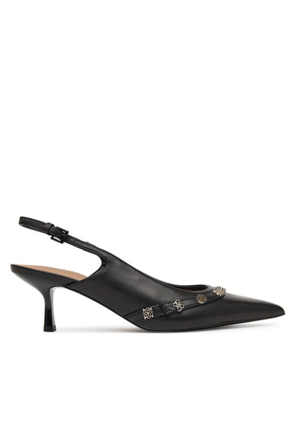 Guess Czółenka FLPYAN LEA05 Czarny. Kolor: czarny. Materiał: skóra