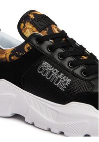 Versace Jeans Couture Sneakersy 80YA3SC1 Czarny. Kolor: czarny. Materiał: skóra #2