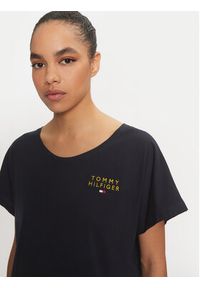TOMMY HILFIGER - Tommy Hilfiger T-Shirt UW0UW05570 Granatowy Relaxed Fit. Kolor: niebieski. Materiał: bawełna