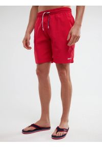 Big-Star - Szorty kąpielowe męskie czerwone Rafaelsin 603. Kolor: czerwony. Materiał: guma #7