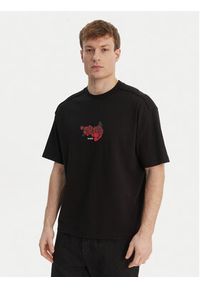 Hugo - HUGO T-Shirt Domans 50564642 Czarny Oversize. Kolor: czarny. Materiał: bawełna #3