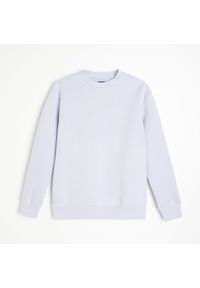 Reserved - Gładka bluza - Fioletowy. Kolor: fioletowy. Wzór: gładki #1