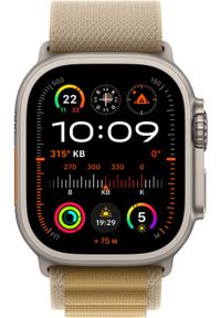 APPLE - Smartwatch Apple Watch Ultra 2 (GPS + Cellular) 49mm Light Tan Titanium Case with Sahara Alpine Band, Small (MX4E3). Rodzaj zegarka: smartwatch #1