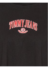 Tommy Jeans Curve T-Shirt Varsity DW0DW15689 Czarny Oversize. Kolor: czarny. Materiał: bawełna #3