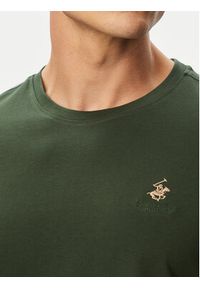 Beverly Hills Polo Club T-Shirt P-SS26M-TS41740 Zielony Regular Fit. Typ kołnierza: polo. Kolor: zielony. Materiał: bawełna #2