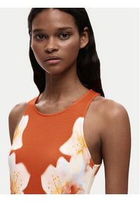 Desigual Sukienka codzienna Jasmine 26SWVK37 Pomarańczowy Slim Fit. Okazja: na co dzień. Kolor: pomarańczowy. Materiał: wiskoza. Typ sukienki: proste. Styl: casual #4