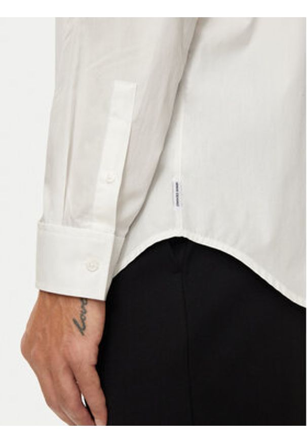 Armani Exchange Koszula 6DZC10 ZNXLZ 1116 Biały Slim Fit. Kolor: biały. Materiał: bawełna