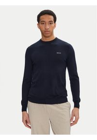 Guess Sweter M4YR01 Z3052 Granatowy Regular Fit. Kolor: niebieski. Materiał: syntetyk