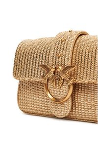 Pinko - PINKO Torebka Love One Mini Slouchy Fl PE 25 PLTT 104340 A2CE Złoty. Kolor: złoty