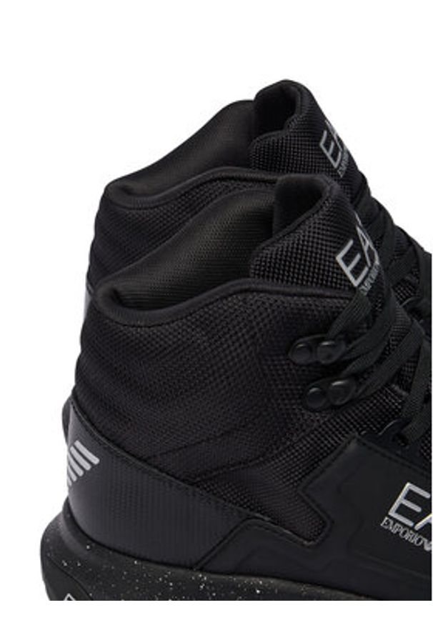 EA7 Emporio Armani Sneakersy 7X000340 AF18615 MZ186 Czarny. Kolor: czarny. Materiał: materiał