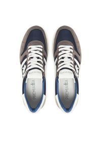 Premiata Sneakersy LANDER VAR 7203 Szary. Kolor: szary. Materiał: zamsz, skóra