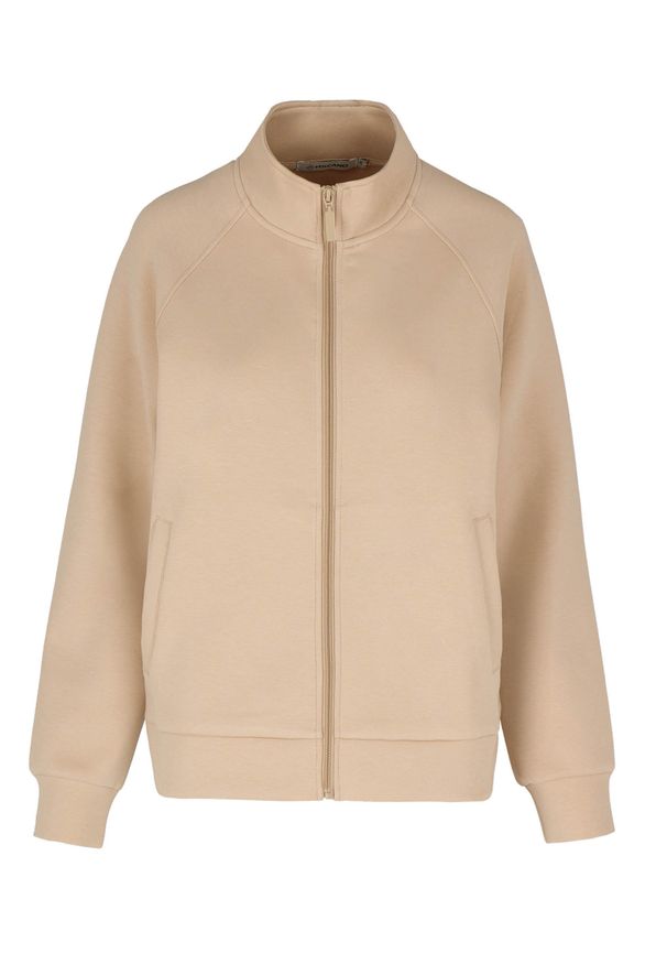 Volcano - Bluza damska ze stójką B-ELIA. Okazja: na co dzień. Typ kołnierza: kołnierzyk stójkowy. Materiał: poliester, bawełna, materiał, elastan. Długość rękawa: raglanowy rękaw. Styl: casual, sportowy