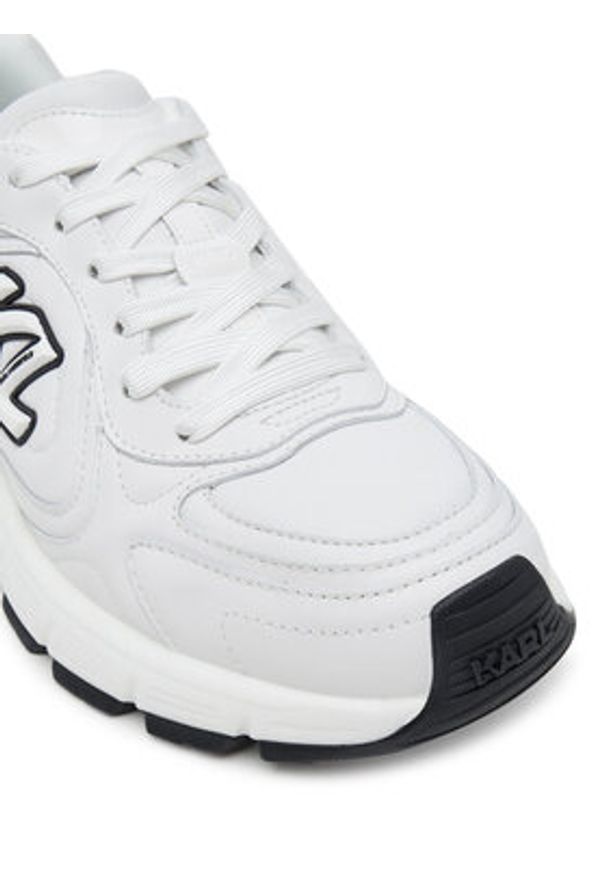 Karl Lagerfeld - KARL LAGERFELD Sneakersy Orion KL55524 Biały. Kolor: biały. Materiał: skóra