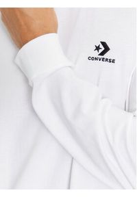 Converse Bluzka Classic Fit Left Chest Star Chev Emb Long Sleeve Tee 10023872-A01 Biały Regular Fit. Kolor: biały. Materiał: bawełna. Długość rękawa: długi rękaw