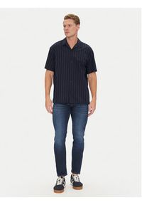 Jack & Jones - Jack&Jones Koszula Luke 12271099 Granatowy Relaxed Fit. Kolor: niebieski. Materiał: bawełna, syntetyk #4