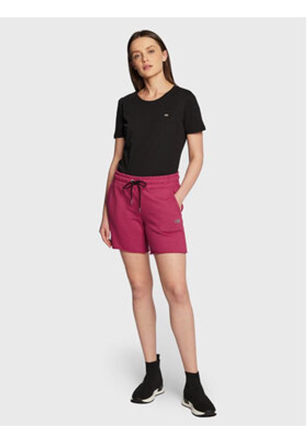 DKNY Sport Szorty sportowe DP2S5012 Różowy Regular Fit. Kolor: różowy. Materiał: syntetyk
