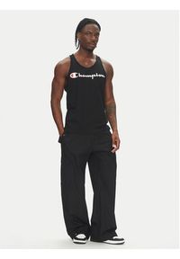 Champion Tank top 220780 Czarny Standard Fit. Kolor: czarny. Materiał: bawełna #3