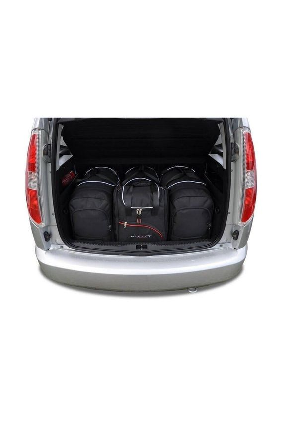 KJUST - Torby Do Bagażnika Skoda Roomster 2006-2015 4Szt Kjust. Kolor: czarny. Styl: sportowy