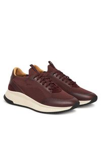 BOSS Sneakersy Ttnm Evo 50552911 Bordowy. Kolor: czerwony. Materiał: materiał #5