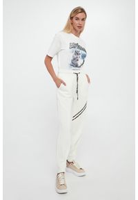 Sportalm - T-shirt damski z nadrukiem SPORTALM. Wzór: nadruk #2