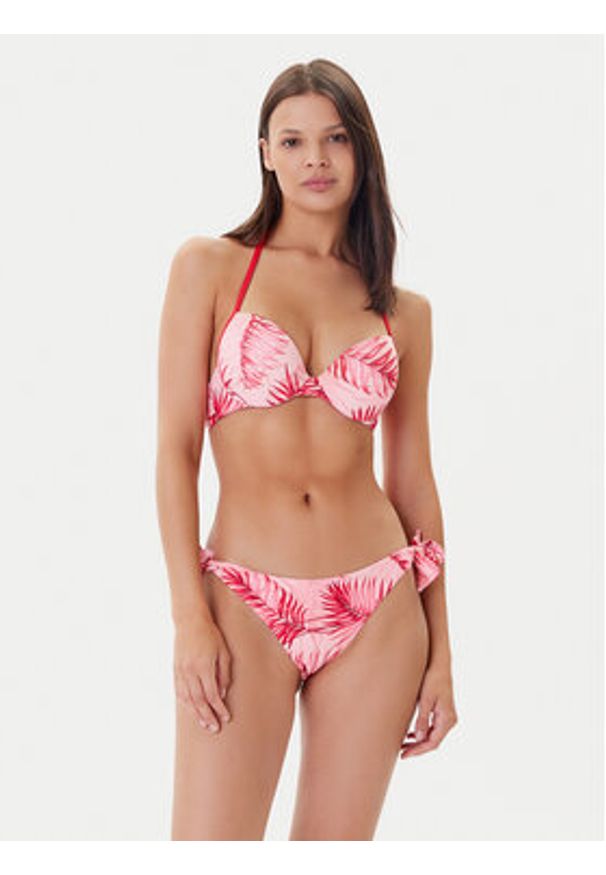 Liu Jo Beachwear Dół od bikini VA5132 J6448 Różowy. Kolor: różowy. Materiał: syntetyk