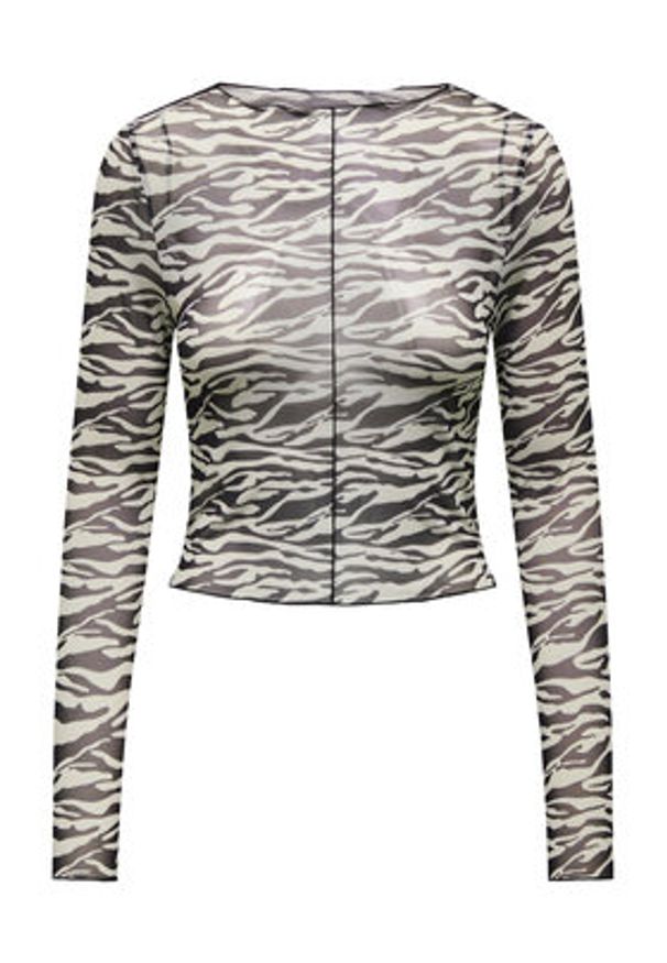 only - ONLY Bluzka 15315812 Beżowy Regular Fit. Kolor: beżowy. Materiał: syntetyk
