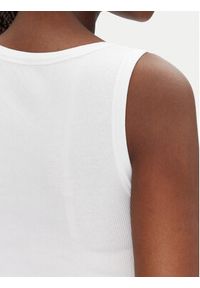 BOSS Top C_Ematite 50547548 Biały Slim Fit. Kolor: biały. Materiał: bawełna #5