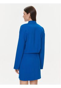 Samsoe & Samsoe - Samsøe Samsøe Sukienka koktajlowa Samailey F23400081 Niebieski Regular Fit. Kolor: niebieski. Materiał: wiskoza. Styl: wizytowy #3