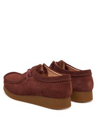 Clarks Półbuty WallabeeEVOSh 26329301 Bordowy. Kolor: czerwony. Materiał: skóra, zamsz #6