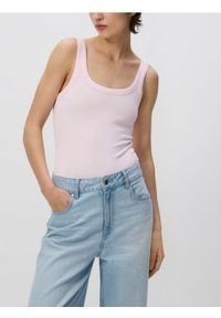 Reserved - Bawełniane body - pastelowy róż. Kolor: różowy. Materiał: bawełna #1