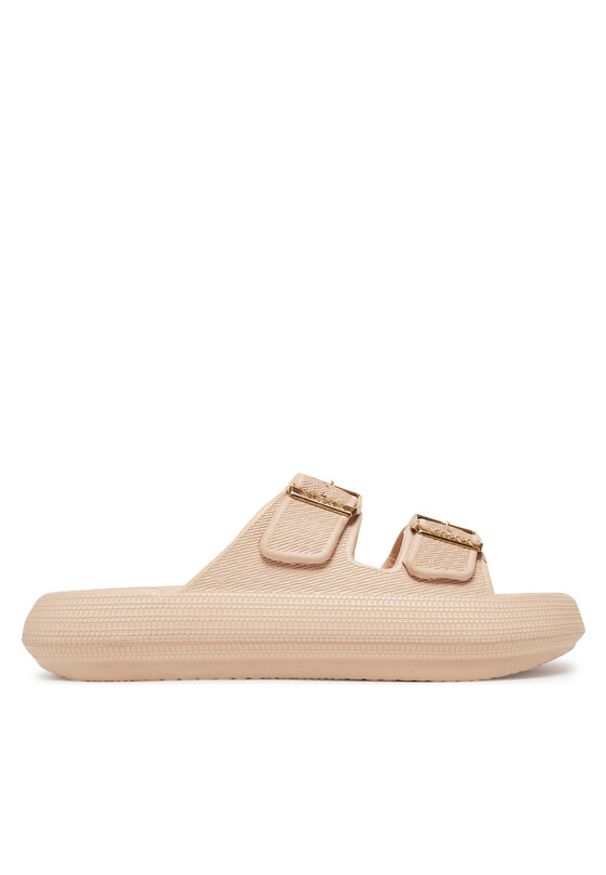 MEXX Klapki MICC1904941W-01 Beżowy. Kolor: beżowy. Materiał: materiał