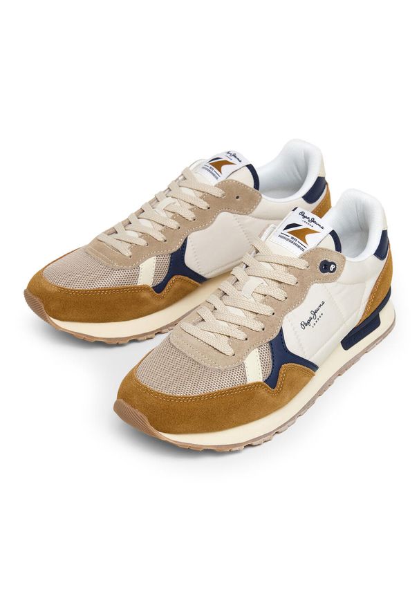 Buty męskie Pepe Jeans Brit Camp camel. Kolor: beżowy
