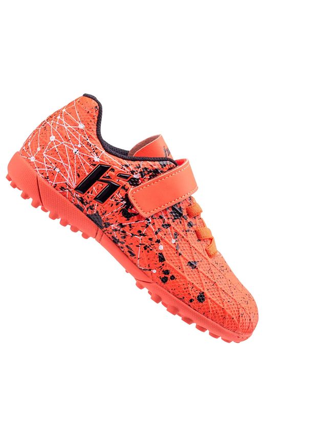 Huari - Buty Dziecięce Piłka Nożna Vatoro. Kolor: czarny, pomarańczowy, wielokolorowy. Sport: piłka nożna